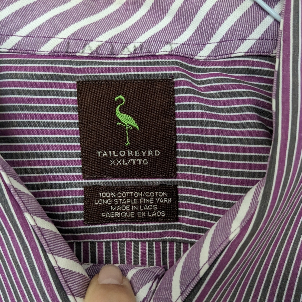 Tailorbyrd XXL 100% cotton men's button down - Picture 2 of 4